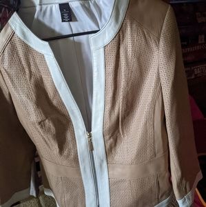 White eagle beige jacket